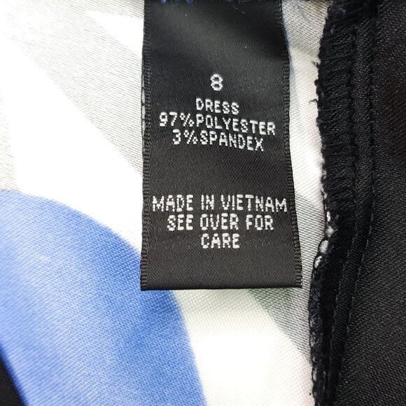 Alyx Womens Sleeveless Floral Mini Dress Size 8 Above the Knee Length - Picture 9 of 11